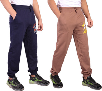 Elzoh Track Pant For Boys(Multicolor, Pack of 2)