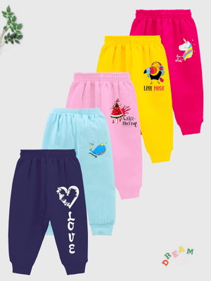 Kuchipoo Track Pant For Baby Boys & Baby Girls(Multicolor, Pack of 5)