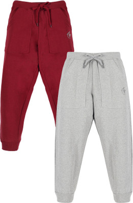 KiddoPanti Track Pant For Boys(Multicolor, Pack of 2)