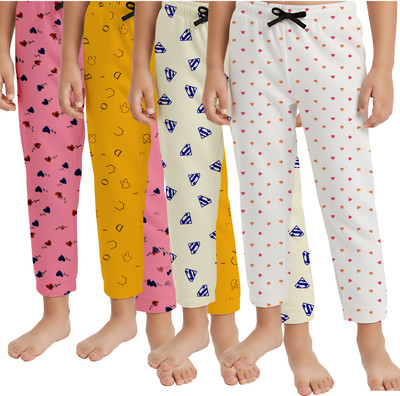 Ayvina Track Pant For Boys & Girls(Multicolor, Pack of 4)