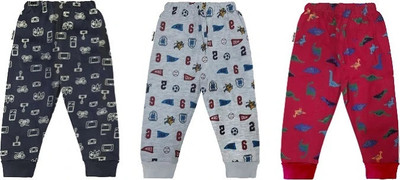 Miss & Chief Track Pant For Boys & Girls(Multicolor, Pack of 3)
