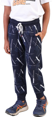 Basis Track Pant For Boys(Dark Blue, Pack of 1)