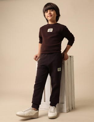 U.S. POLO ASSN. Track Pant For Boys(Brown, Pack of 1)