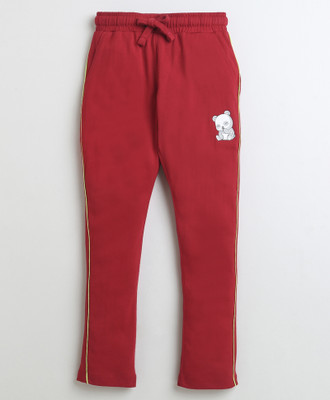 BUMZEE Track Pant For Boys(Red, Pack of 1)