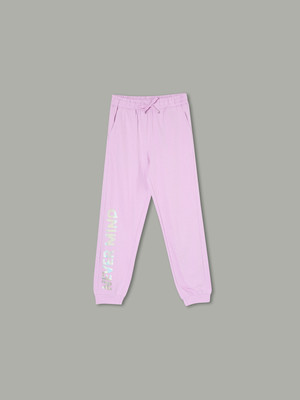 Fame Forever by Lifestyle Track Pant For Girls(Purple, Pack of 1)