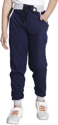 IndiWeaves Track Pant For Girls(Blue, Pack of 1)