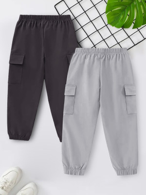 Trampoline Track Pant For Boys & Girls(Multicolor, Pack of 2)