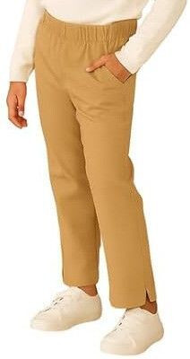 Nik and Knit Track Pant For Girls(Beige, Pack of 1)