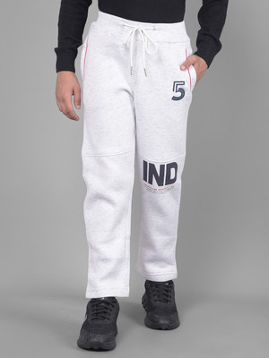 CRIMSOUNE CLUB Track Pant For Boys(White, Pack of 1)