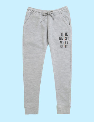 Nusyl Track Pant For Boys & Girls(Grey, Pack of 1)