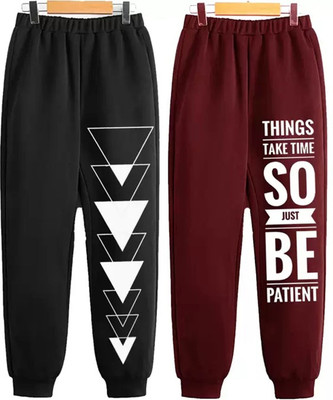 TitTom Track Pant For Boys(Black, Pack of 2)