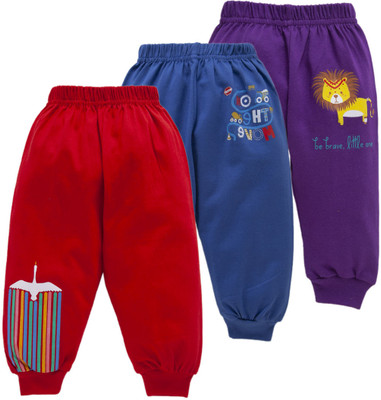 Babywish Track Pant For Boys & Girls(Dark Blue, Pack of 3)