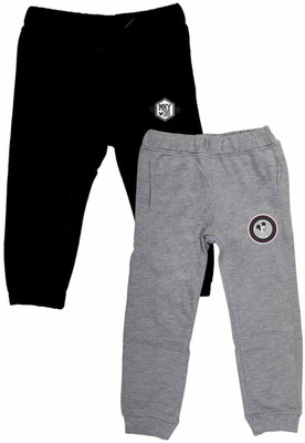 WYM TREND Track Pant For Boys(Grey, Pack of 2)