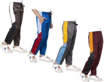 KAVYA Track Pant For Boys(Multicolor, Pack of 4)