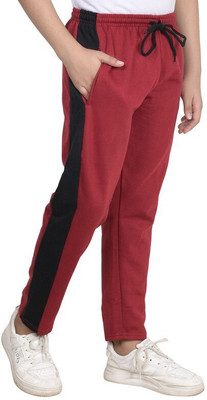 KAYU Track Pant For Boys(Maroon, Pack of 1)
