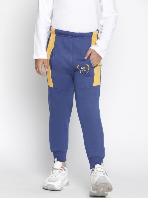 Spyby Track Pant For Boys(Blue, Pack of 1)