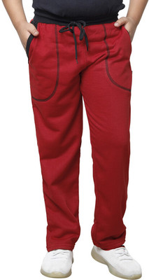 KAVYA Track Pant For Boys(Red, Pack of 1)