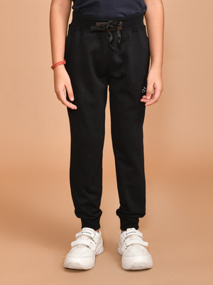 SKYKNIT Track Pant For Boys(Black, Pack of 1)