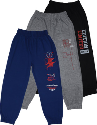 Cremlin Clothing Track Pant For Boys & Girls(Blue, Pack of 3)