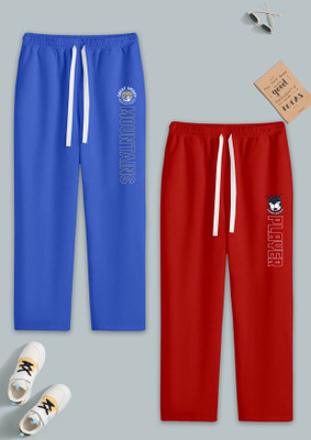 PROVOGUE Track Pant For Boys(Multicolor, Pack of 2)