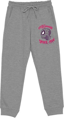 MARVEL BY MISS & CHIEF Track Pant For Boys(Grey, Pack of 1)