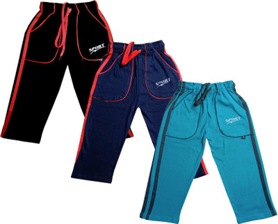 Indstar Track Pant For Boys & Girls(Multicolor, Pack of 3)