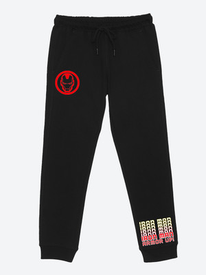 WEAR YOUR MIND Track Pant For Boys(Black, Pack of 1)