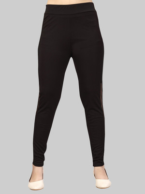 Aarika Track Pant For Girls(Black, Pack of 1)