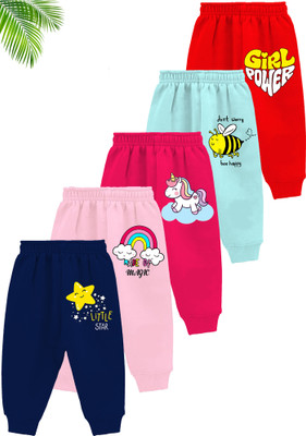 MINI MYN Track Pant For Boys & Girls(Multicolor, Pack of 5)