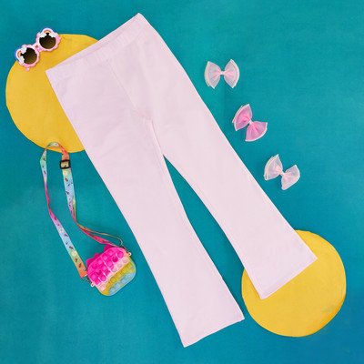 Pantaloons Junior Track Pant For Girls(Pink, Pack of 1)