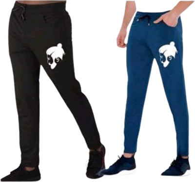 siddu Track Pant For Boys(Black, Pack of 2)