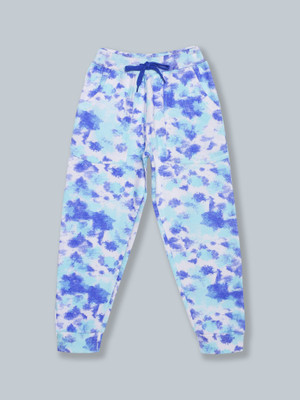 KiddoPanti Track Pant For Boys(Light Blue, Pack of 1)