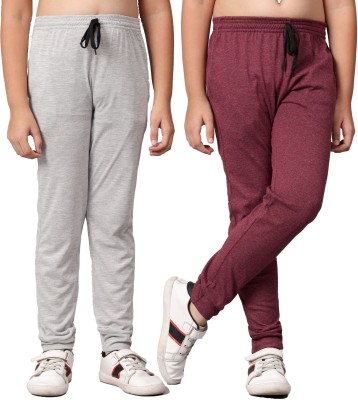 DIAZ Track Pant For Boys & Girls(Multicolor, Pack of 2)