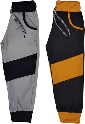 100LUCK Track Pant For Baby Boys & Baby Girls(Multicolor, Pack of 2)