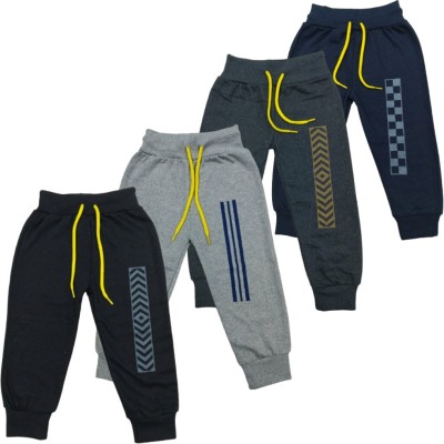 LEROO Track Pant For Baby Boys & Baby Girls(Multicolor, Pack of 4)