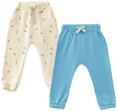 JusCubs Track Pant For Baby Girls(Multicolor, Pack of 2)