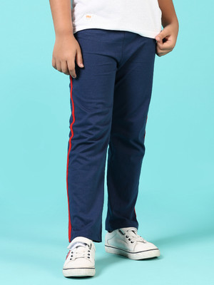 V-MART Track Pant For Boys(Blue, Pack of 1)
