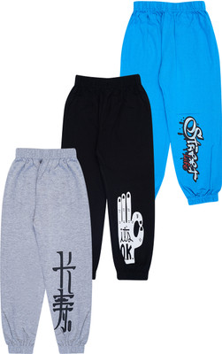 FAZZA Track Pant For Boys(Multicolor, Pack of 3)