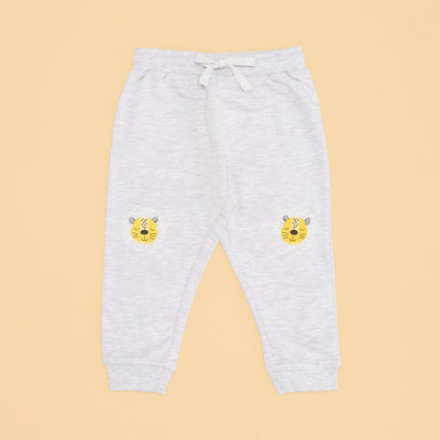 Pantaloons Baby Track Pant For Baby Boys(Grey, Pack of 1)