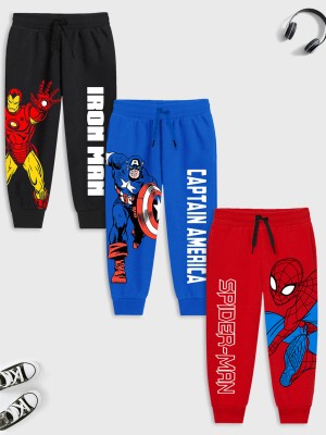 MARVEL BY MISS & CHIEF Track Pant For Boys & Girls(Multicolor, Pack of 3)