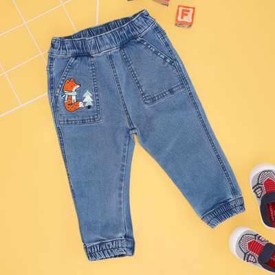 Pantaloons Baby Track Pant For Baby Boys(Blue, Pack of 1)