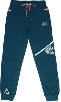 Alan Jones Track Pant For Boys(Dark Blue, Pack of 1)