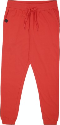 Allen Solly Track Pant For Boys(Red, Pack of 1)