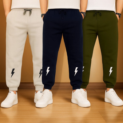 Fashionate World Track Pant For Boys(Multicolor, Pack of 3)