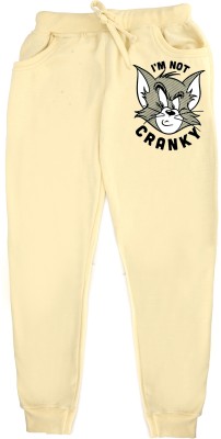 FABVIO PLUS Track Pant For Boys(White, Pack of 1)