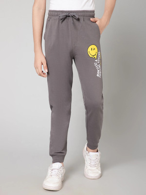 PROVOGUE Track Pant For Boys(Grey, Pack of 1)