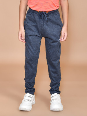 SKYKNIT Track Pant For Boys(Dark Blue, Pack of 1)
