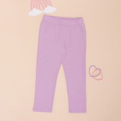 Pantaloons Junior Track Pant For Girls(Purple, Pack of 1)