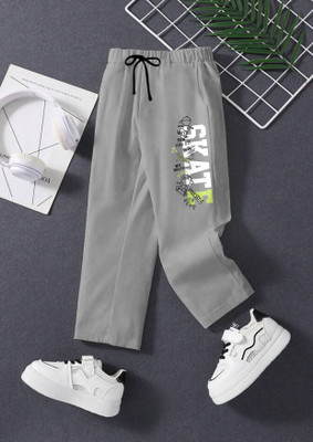 Codez Track Pant For Boys(Grey, Pack of 1)