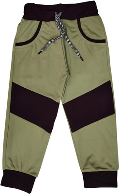 100LUCK Track Pant For Boys(Beige, Pack of 1)